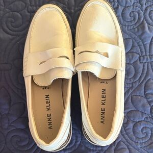 Anne Klein Off-White Loafers